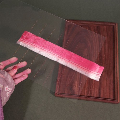 非遗绒花亚克力垫板加长加厚