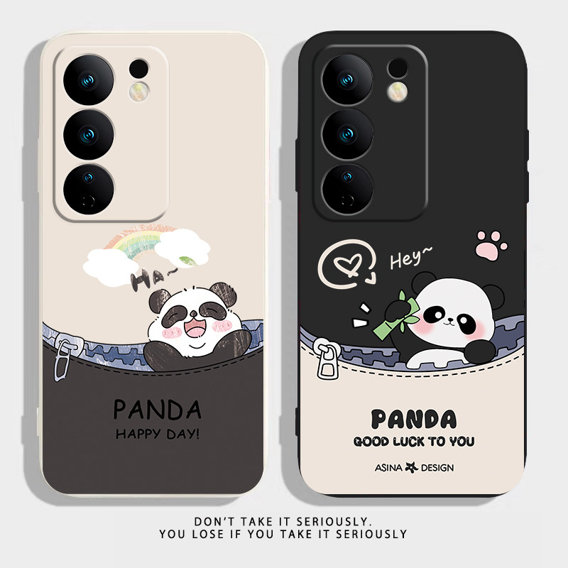 口袋熊猫适用vivos17手机壳