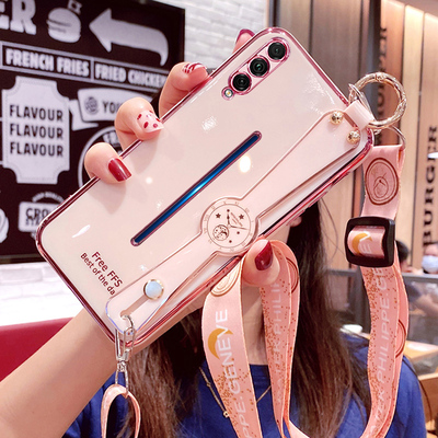 适用vivoiqoo手机壳vivo腕带保护iqoo1硅胶套V1824A全包防摔BA软壳vivoiq00女iq网红icoo新款iqoomonster斜挎