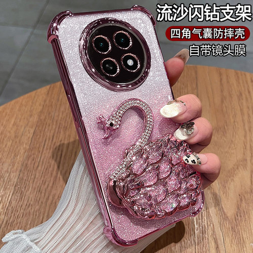 适用oppoA6gt手机壳闪钻支架