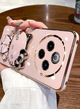 适用vivoy300pro手机壳vivo保护y300por十硅胶套5g带镜子支架V2410A全包防摔voy软壳voviy女款viviy可爱2456