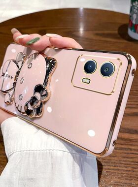 适用vivoiqoou5手机壳vivo保护iqoou5硅胶套5G带补妆镜V2165A全包防摔vivoiq00软壳u55g女新款iqoo爱酷u5网红