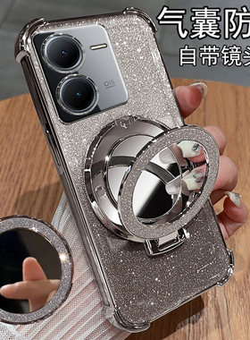 适用vivoiqooz8手机壳iqooz8x保护硅胶套vivo镜头全包防摔V2314A透明软壳2312带支架iqoo爱酷z8x新款女iq00高