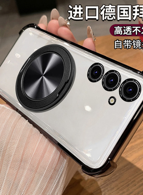 适用三星A16手机壳A15透明A14保护硅胶套A13带镜头膜4g气囊全包防摔galaxya男女5g支架a165g新款a135g啊a155g