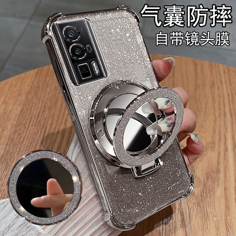 红米K60pro自带镜头膜气囊壳