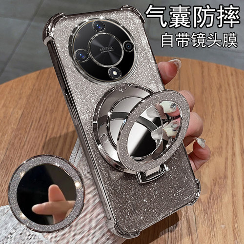 华为荣耀X9b带镜头膜气囊全包壳