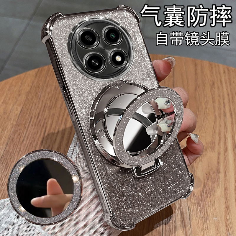 适用OPPOA2pro手机壳OPPO保护A2por硅胶套5G镜头全包PJG110气囊防摔oppa透明带支架女opopa新款0pp0钢化膜opp