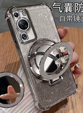 适用华为p60手机壳P60pro保护硅胶套MNA一AL00镜头膜全包LNA气囊防摔p6o透明por软pr0外壳p6opro新款高级感女