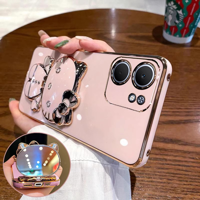 适用oppoa5x手机壳带镜子支架