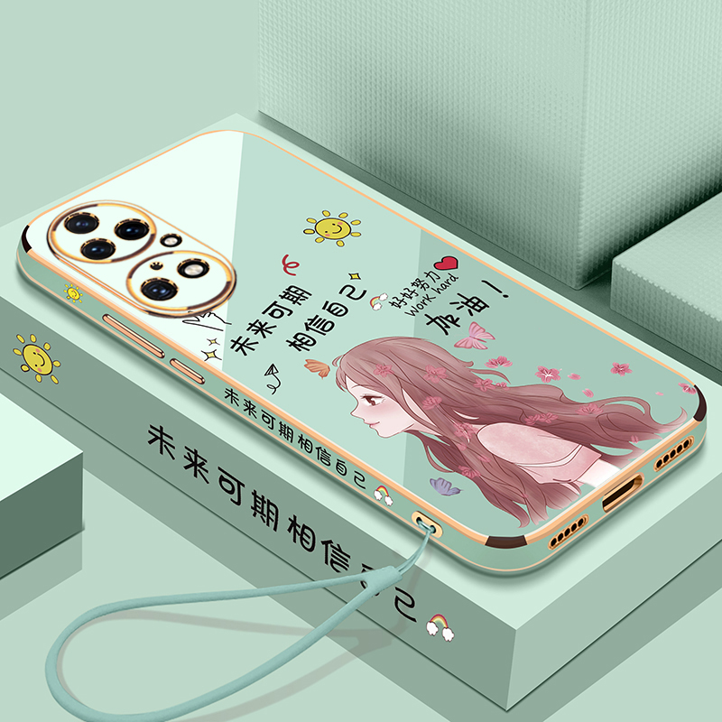 华为P50E硅胶可爱网红新品外壳