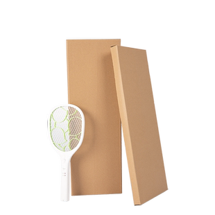 现货电蚊拍纸箱羽 毛球拍纸盒 苍蝇拍盒子长条纸盒定做印刷包装盒