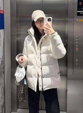 ARITZIA加拿大五格鹅绒羽绒服女泡芙秋冬保暖外套连帽拉链面包服