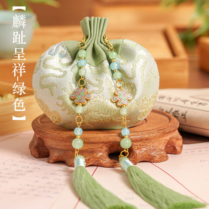 马年香囊空袋祈福香包仿宋锦荷包织锦缎古风汉服随身荷包伴手礼