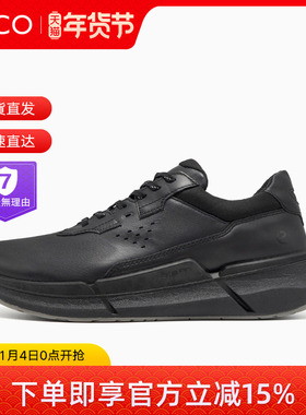 ECCO爱步男鞋秋季休闲鞋舒适防滑运动鞋 健步BIOM2.2 830764现货