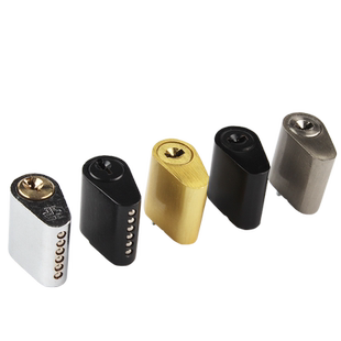 防火门锁芯铜芯通开消防门管井电井通用钥匙锁心不通开铝芯通道锁