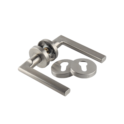 不锈钢防火门把手双弯门拉手通用