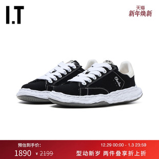 Mihara 活力街头拼接板鞋 Yasuhiro女款 新款 W703BLAM 厚底运动鞋