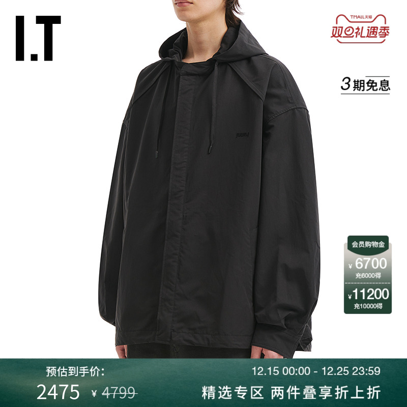 ITJUUN.J连帽拉链夹克