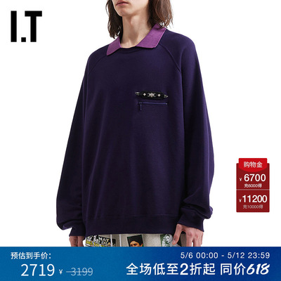 ITTOGAARCHIVES宽松翻领卫衣