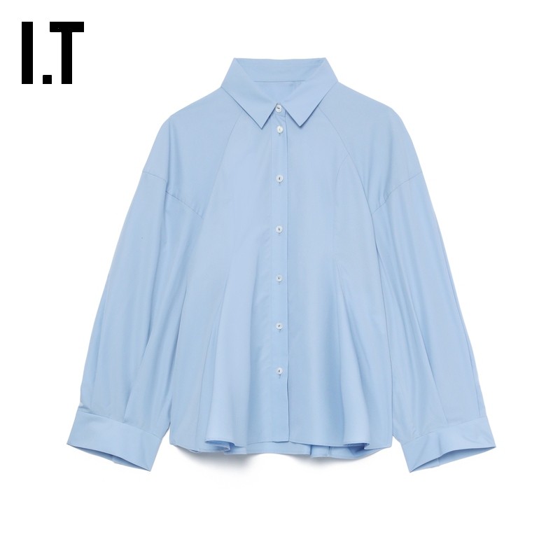 IT日本ENFÖLD廓形袖翻领衬衫