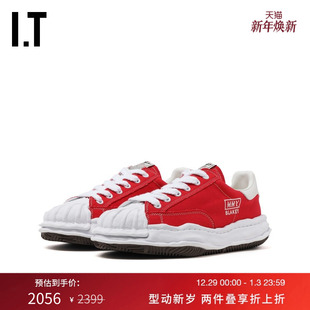 Mihara 活力街头系带板鞋 Yasuhiro男款 新款 735REDMO 厚底运动鞋