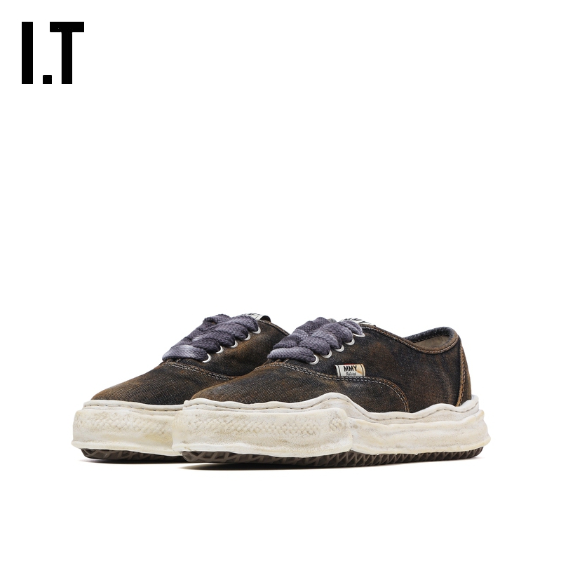 IT Mihara Yasuhiro女款做旧运动鞋新款复古街潮系带休闲鞋735BLA