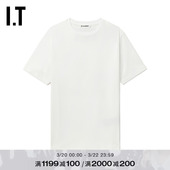 圆领短袖 SANDER女装 T恤新款 简约基础款 142J20XO 纯色半袖 JIL