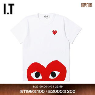 GARÇONS PLAY女装 短袖 新品 des T恤2019秋季 爱心印花03 COMME
