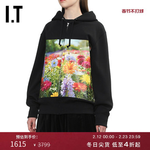 IT CDG COMME DES GARCONS COMME DES GARCONS女宽松连帽拉链夹克