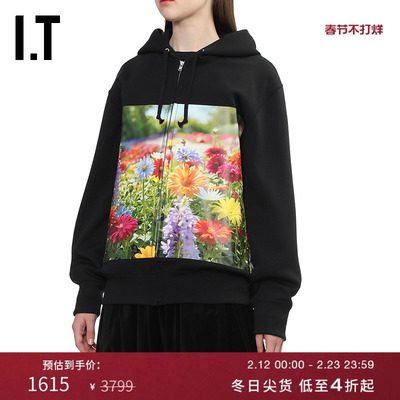 IT宽松连帽拉链夹克时尚亮眼