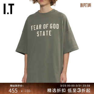 潮流街头风廓形半袖 T恤新款 宽松短袖 254477MP ESSENTIALS男装