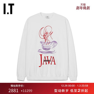 艺术感字母图案刺绣套头上衣100WML 圆领卫衣新品 VETEMENTS男装