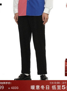 IT CDG COMME des GARCONS HOMME DEUX男装毛呢西装裤长裤锥形裤