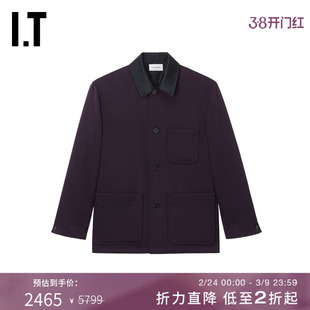 IT MARKAWARE男装翻领工装夹克新款复古型男工装西装外套1JK01CMP