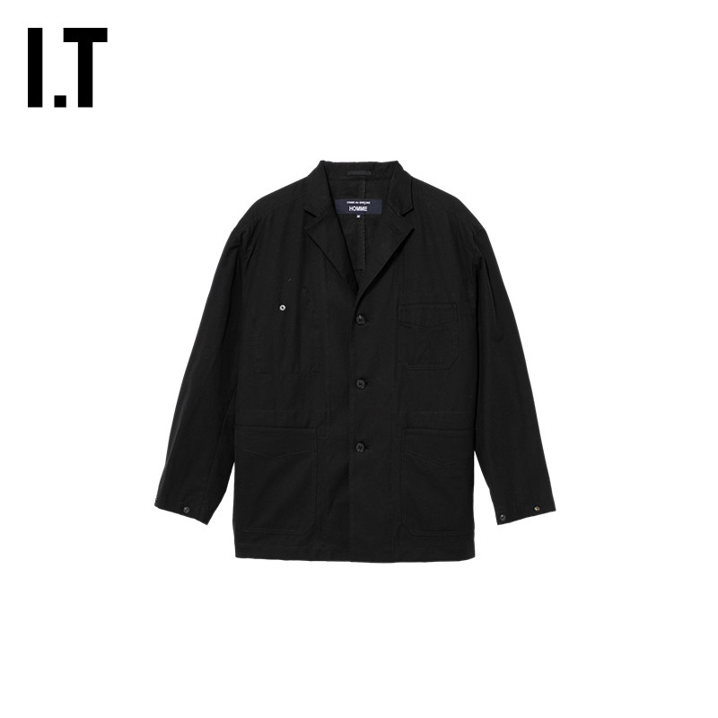 IT CDG COMME des GARCONS HOMME男装翻领西装夹克薄外套简约通勤
