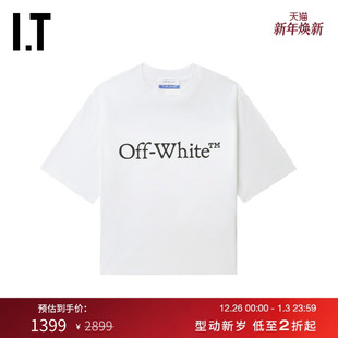 T恤新款 OFF 900110 logo印花短袖 WHITE ABLOH™女装 VIRGIL