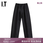 长裤 SANDER女装 新品 时尚 314021XI 简约立体中线时髦阔腿裤 JIL