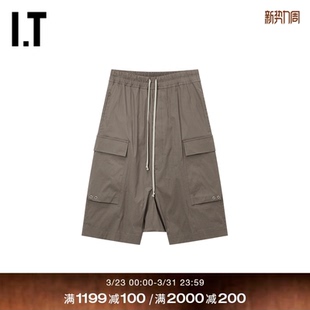 落裆短裤 新款 五分裤 Rick 2389TEMQ 裤 Owens男装 工装 百慕大短裤