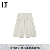 阔腿裤 七分裤 裤 P01IVOXQ 西装 s女装 简约通勤宽松休闲裤 新款