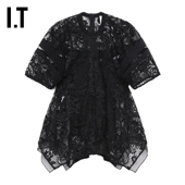 蕾丝上衣新款 时髦性感镂空刺绣上衣 Lim女装 短袖 3.1 Phillip