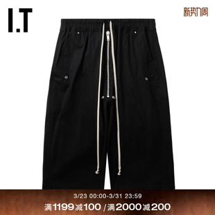 休闲短裤 中裤 新款 宽松落裆裤 Owens男装 潮酷个性 5349TEMO Rick