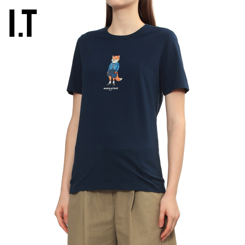 ITMaisonKitsune圆领短袖T恤