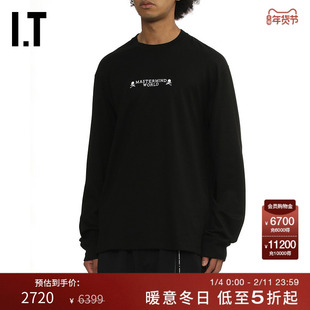 IT MASTERMIND WORLD男装多色长袖T恤新款简约酷感logo印花上衣