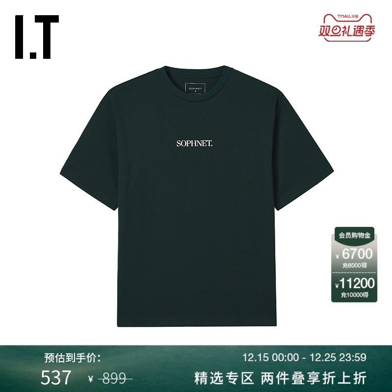 ITSOPH.SOPHNET.宽松短袖T恤