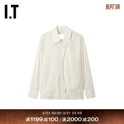 ITNULLUS微透格纹衬衫