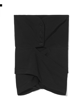 IT Philosophy di Lorenzo Serafini女装抹胸上衣交叠露脐上衣