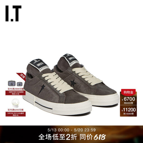 ITDRKSHDW厚底牛毛皮运动鞋