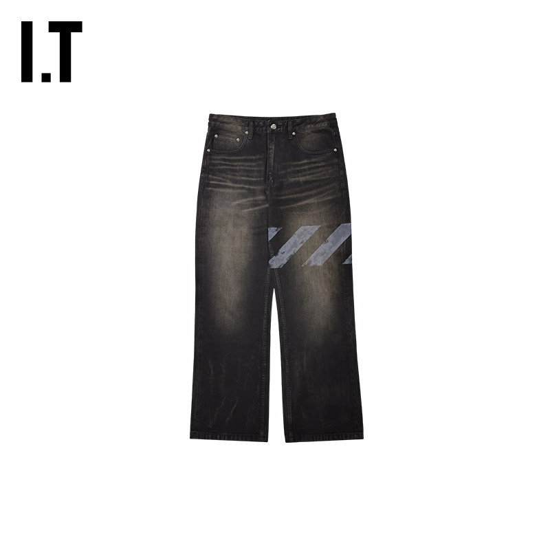 OFF-WHITE™水洗牛仔长裤