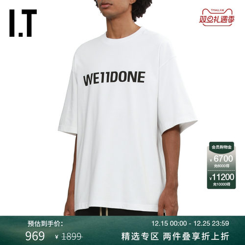 ITWe11Done廓形短袖T恤