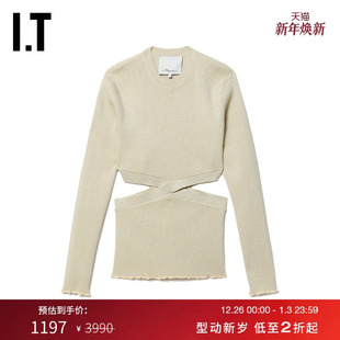 Lim女装 Phillip 长袖 针织衫 挖剪镂空露腰合身内搭399M 新品 3.1